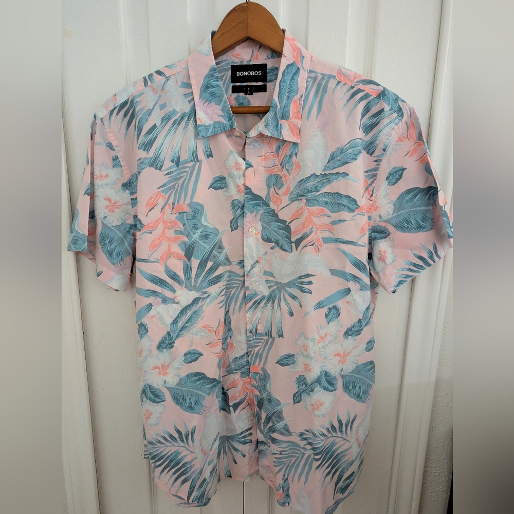 Men's Tropical Vacation Hawaiian Shirt by Bonobos